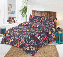 Jeffords Floral 3 Pcs Bedding Set