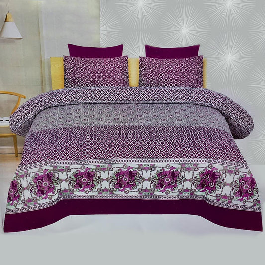 Jolanda 3 Pcs Bedding Set Purple 1200