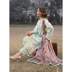 Julia 3PC Unstitched Embroidered Suit (Eid Edition)