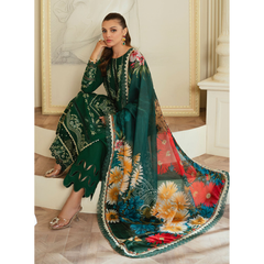 KANWAL 3PC Unstitched Embroidered Suit