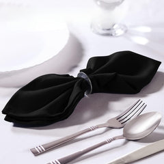 Kalena 6 Pcs Napkins Set Black