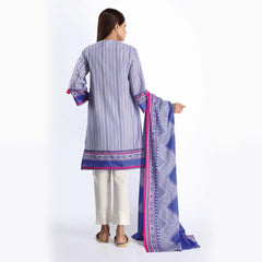 Khaadi Embroidered Kameez Dupatta Blue