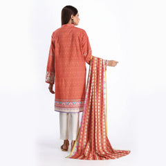 Khaadi Embroidered Kameez Dupatta Orange