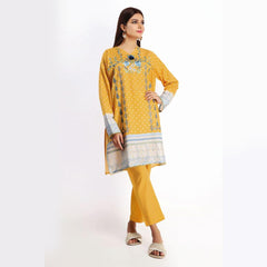 Khaadi Embroidered Kameez Pants Mustard