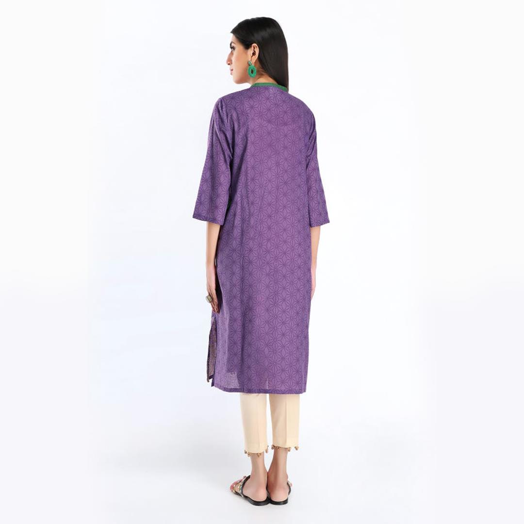 Khaadi Embroidered Kameez Pants Purple