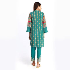 Khaadi Embroidered Kameez Pants Teal