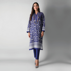 Khaadi Printed 2 Pcs Lawn Suit Navy Blue