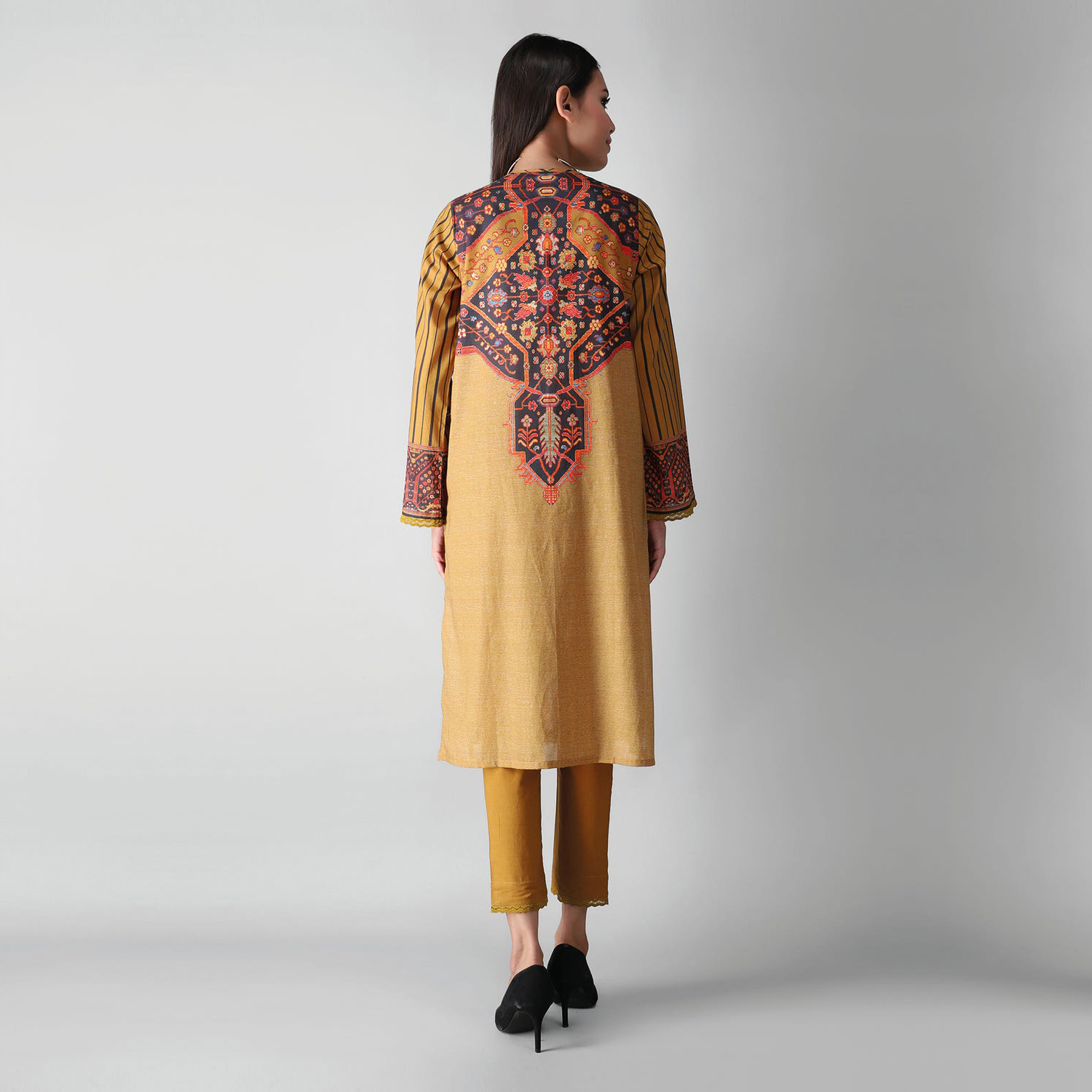 Khaadi Printed 2 Pcs Lawn Suit Yellow