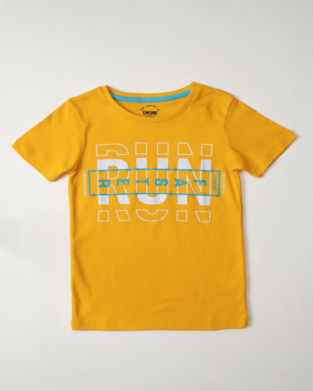 Kids T-Shirt Graphic Tee Yellow ( 2-3 Years & 3-4 Years )