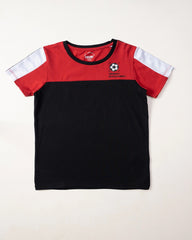 Kids T-Shirt Panneled Black ( 3-4 Years & 5-6 Years )