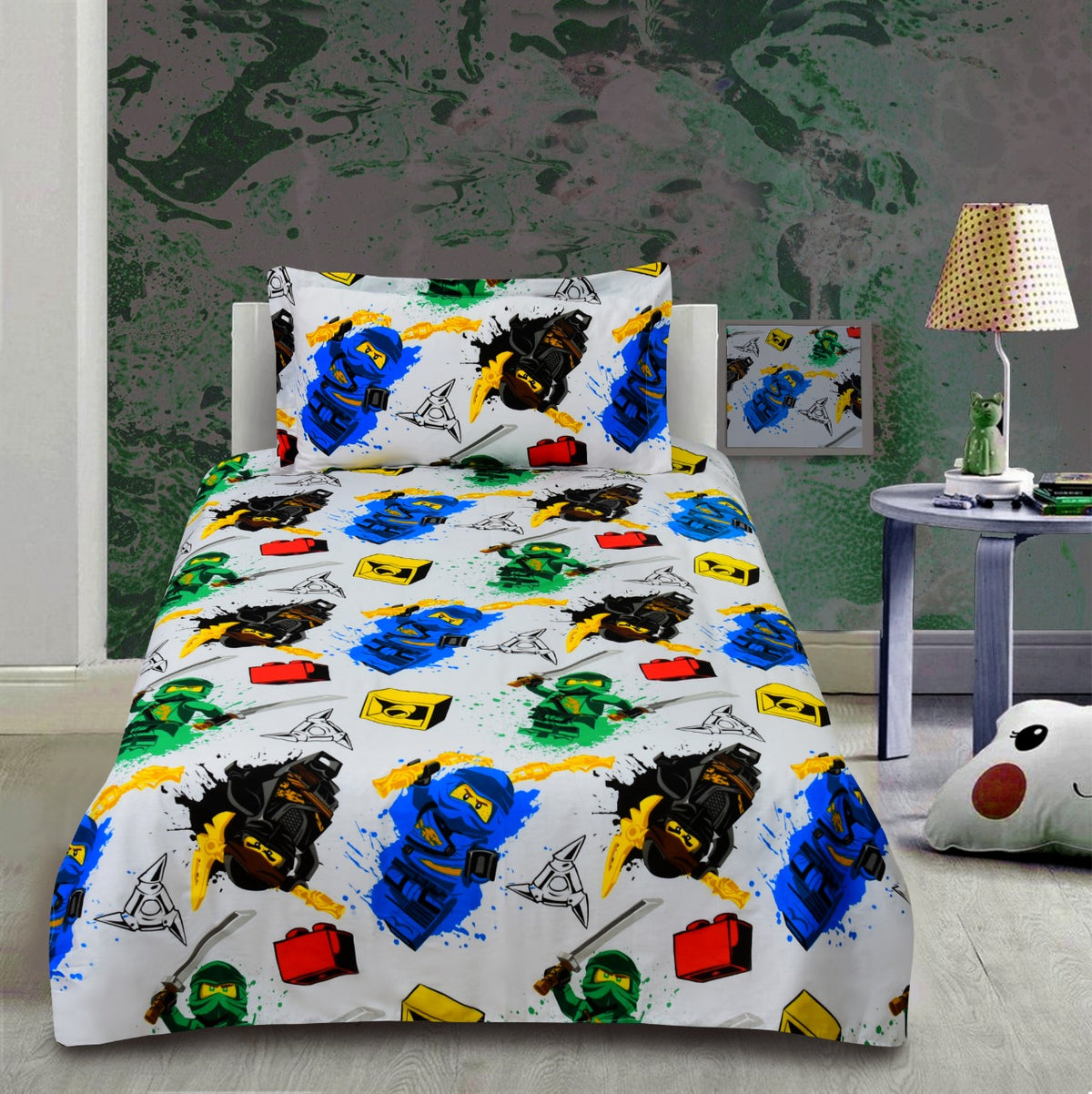 Lego Ninjago Pcs Kids Bedding Set