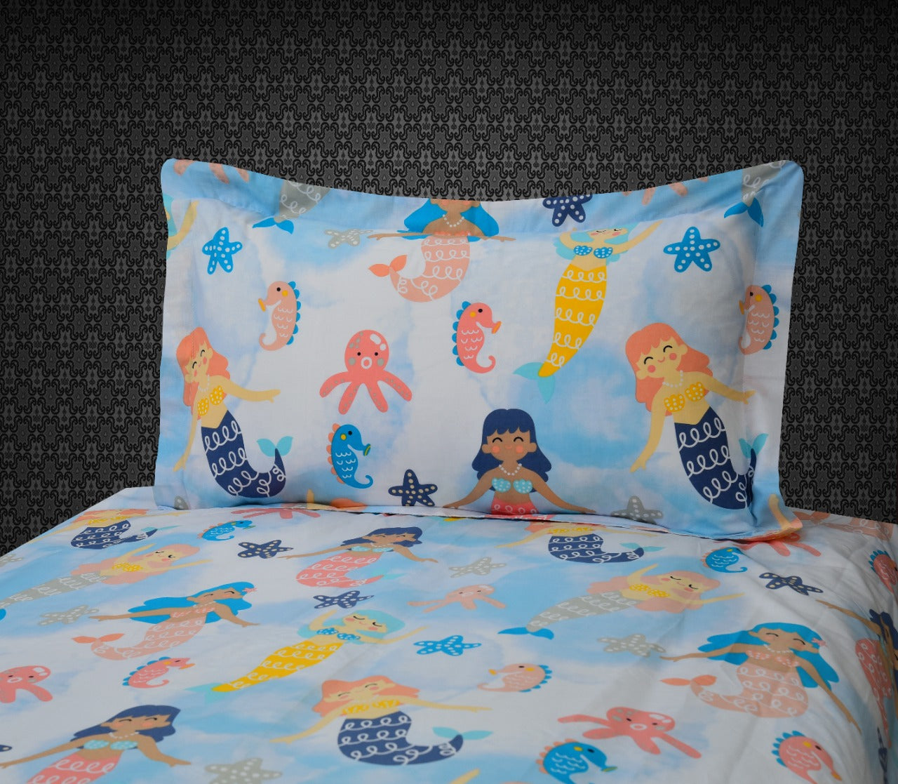 Mermaid 2 Pcs Kids Bedding Set