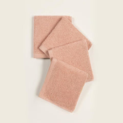 Klein 4 Pcs Face Towel Set Pink