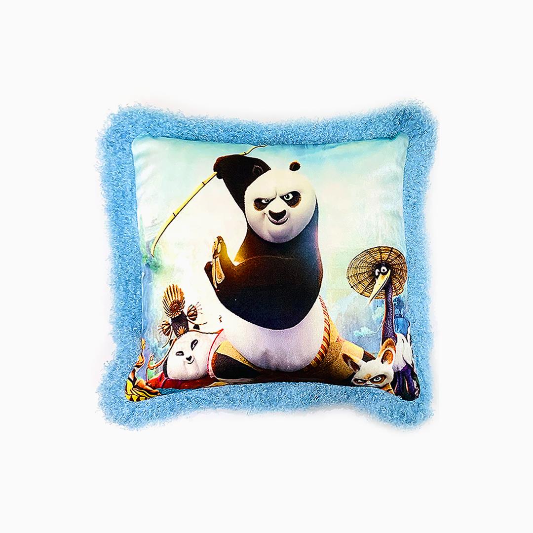 Kung Fu Panda Cushion Blue