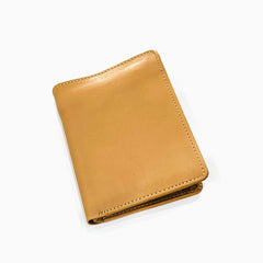 Leather Billfold Wallet Mustard