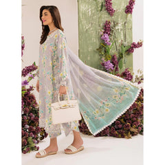 Lily 3 Pcs Embroidered Unstitched Suit Lavender