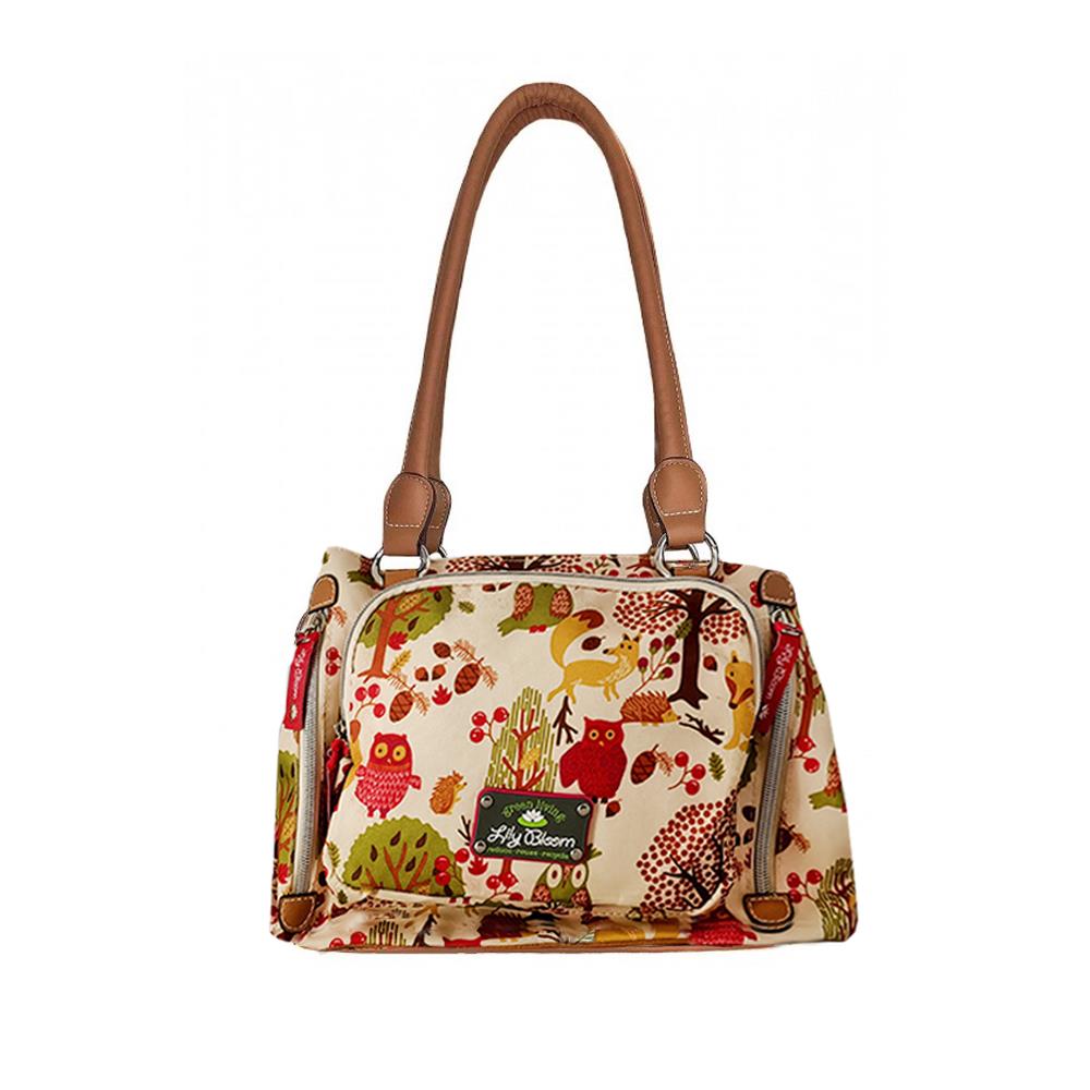 Lily Bloom Printed Satchel Bag