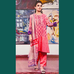 Limelight 3 Pcs Unstitched Printed Lawn Suit Candy