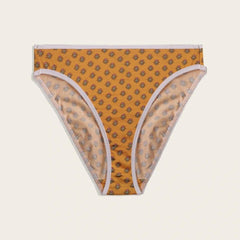 Lithe High Leg Brief Mustard