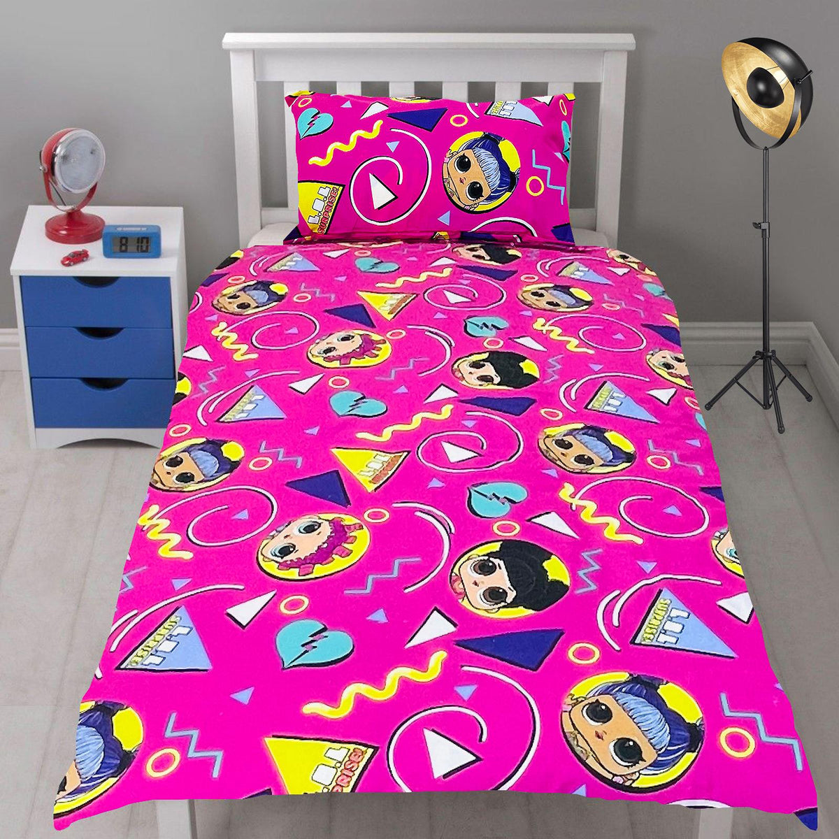 Little Girls 2 Pcs Kids Bedding Set Hutch