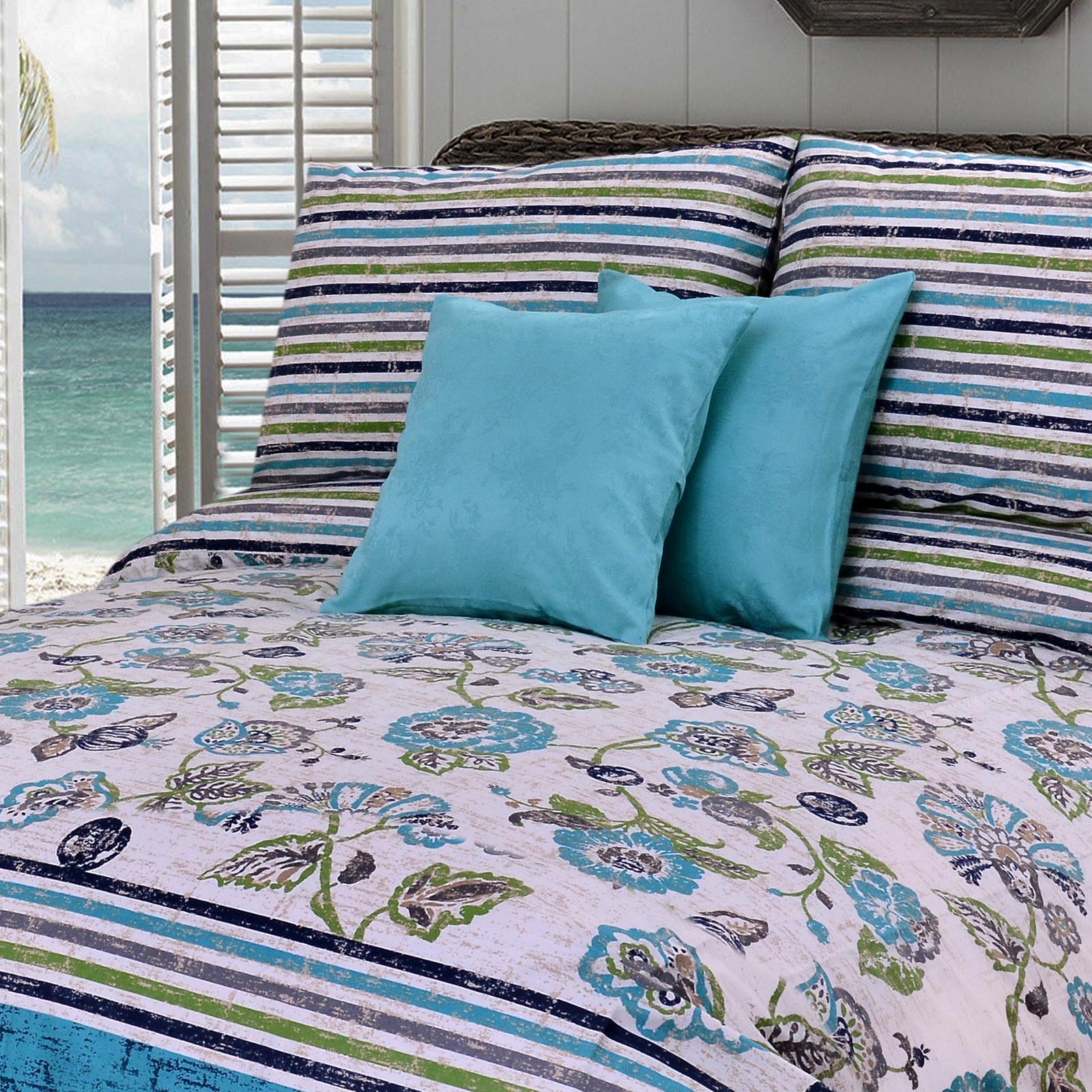 Lorenzo Blue 5 Pcs Bedding Set