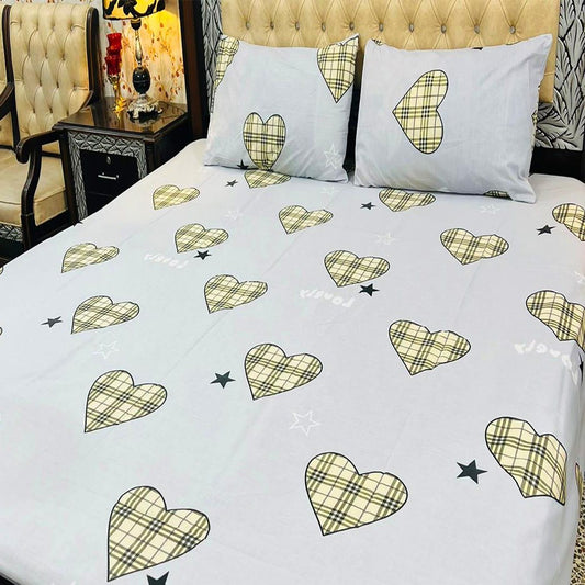 Lovely Heart 3 Pcs Bedding Set 1080