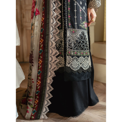 MEHR 3PC Unstitched Embroidered Suit