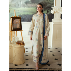 MIEL 3PC Unstitched Embroidered Suit