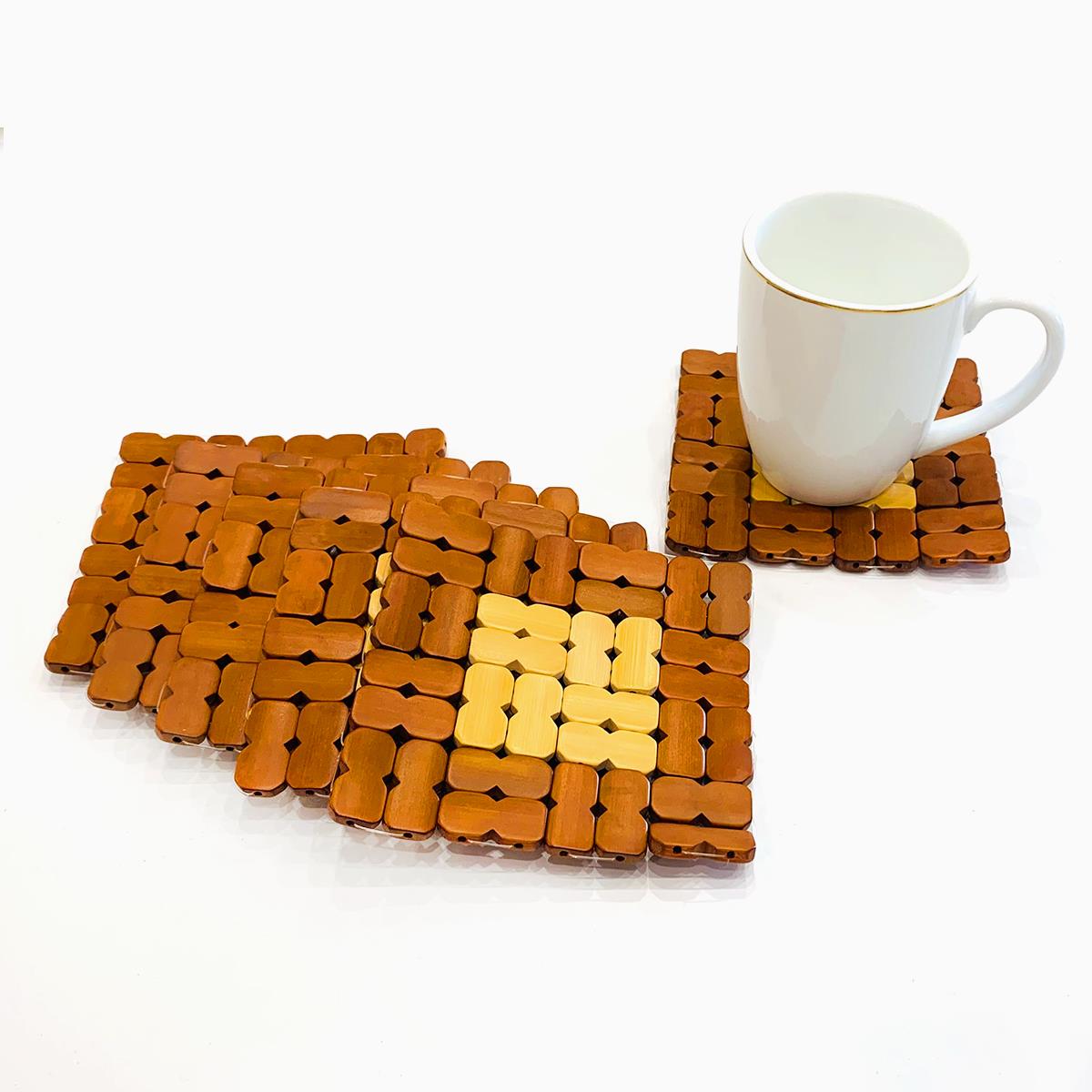 Madelyn 6 Piece Square Coaster Set