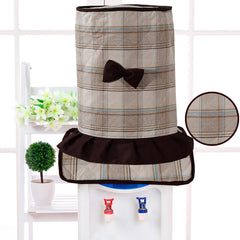 Madison 2 Pcs Dispenser Cover Check Brown