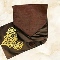 Makaila 3 Pc Table Runner Set Brown