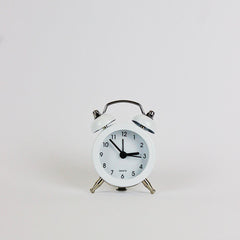 Marcus Mini Tabletop Clock White