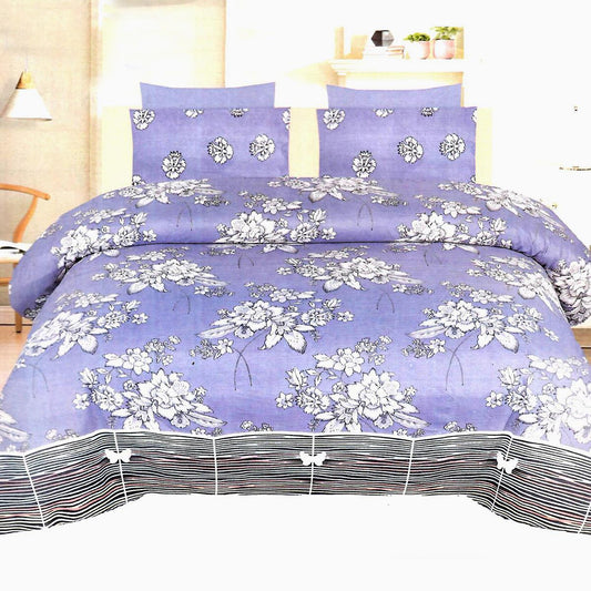 Melissa Floral 3 Pcs Bedding Set Purple 1200