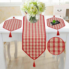 Melora 3 Pcs Quilted Table Runner Set