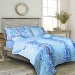 Micaela 8 Pcs Bedding Set with Filled Comforter