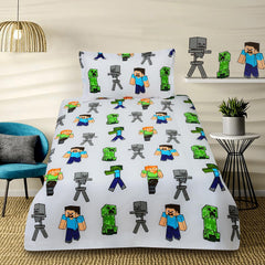 Minecraft 2 Pcs Kids Bedding Set