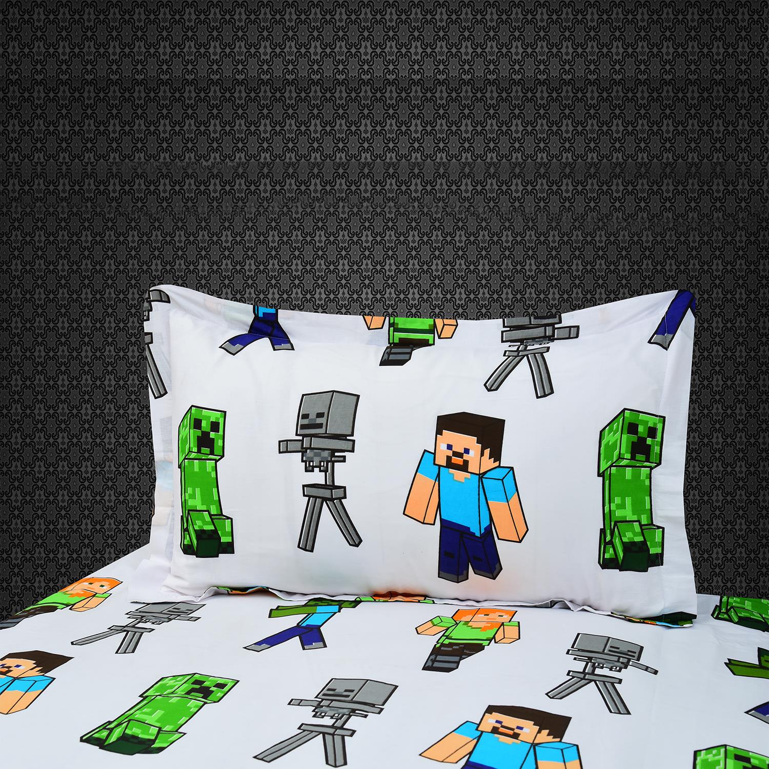 Minecraft 2 Pcs Kids Bedding Set