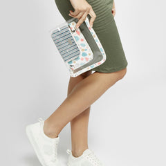 Missy See-Through Pouch with Printed Wallets