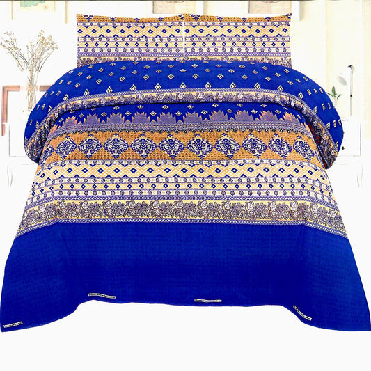 Morrison 3 Pcs Bedding Set Blue 1200