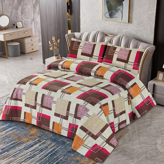 Muffle 3 Pcs Bedding Set Brown 1024