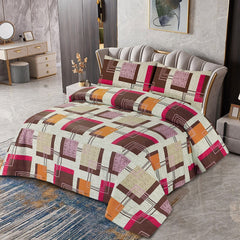 Muffle 3 Pcs Bedding Set Brown