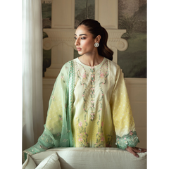 NOOR 3PC Unstitched Embroidered Suit