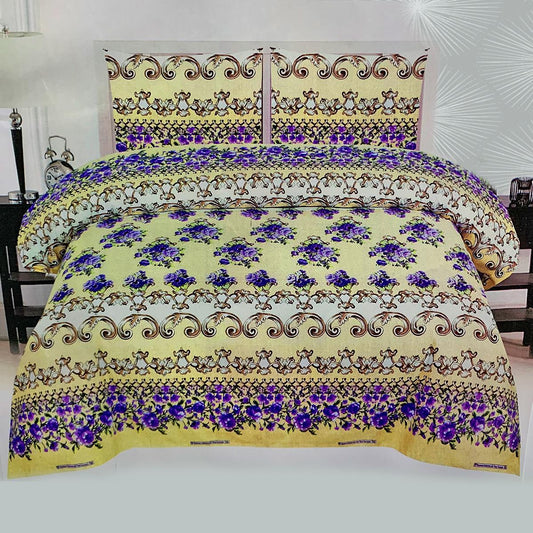 Nicola 3 Pcs Bedding Set Yellow 1200