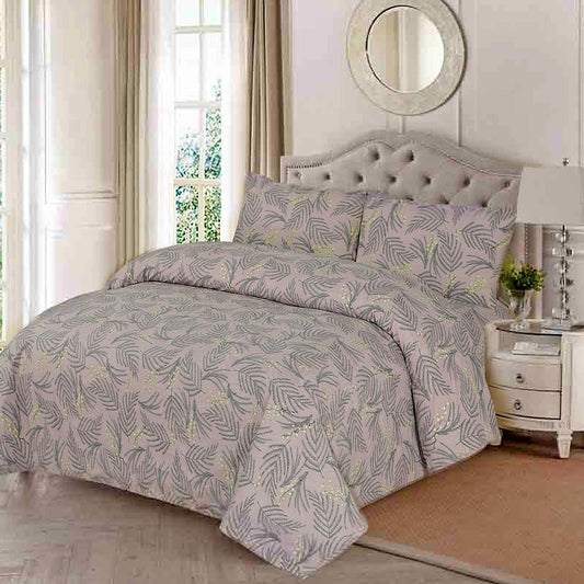 Noelle 3 Pcs Bedding Set Grey 1080