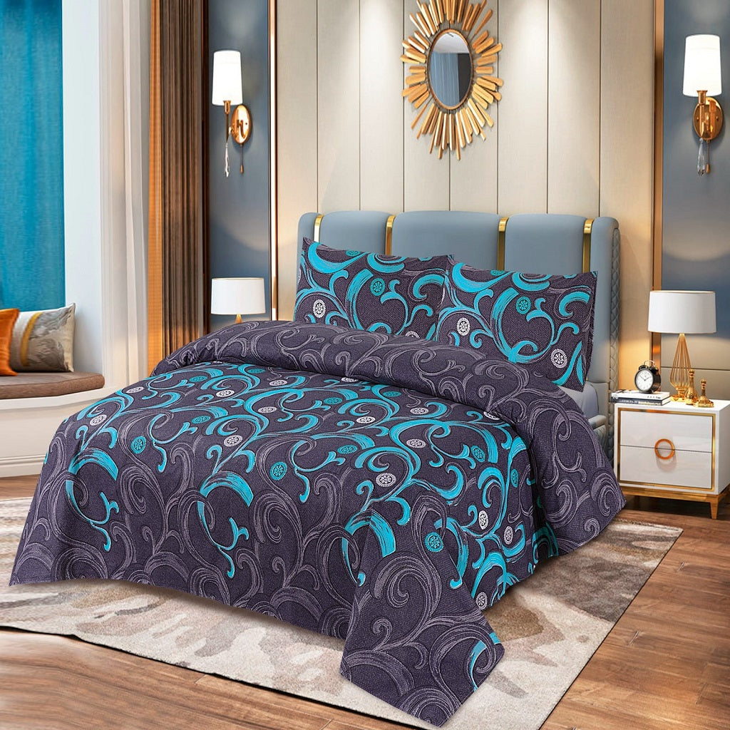 Orenza 3 Pcs Bedding Set Black