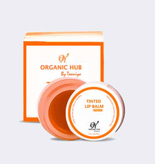 Organic Hub Tinted Lip balm Peach