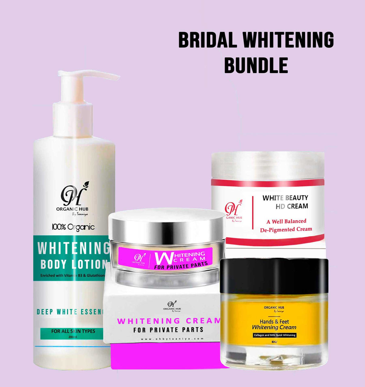 ORGANIC HUB BRIDAL BUNDLE - ALL SKIN TYPES