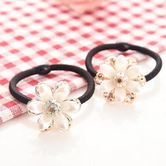 Jasmine Hair Tie Black ( Pack of 2 )