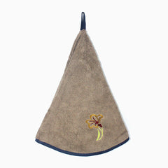 Patricia Kitchen Hanging Towel Brown