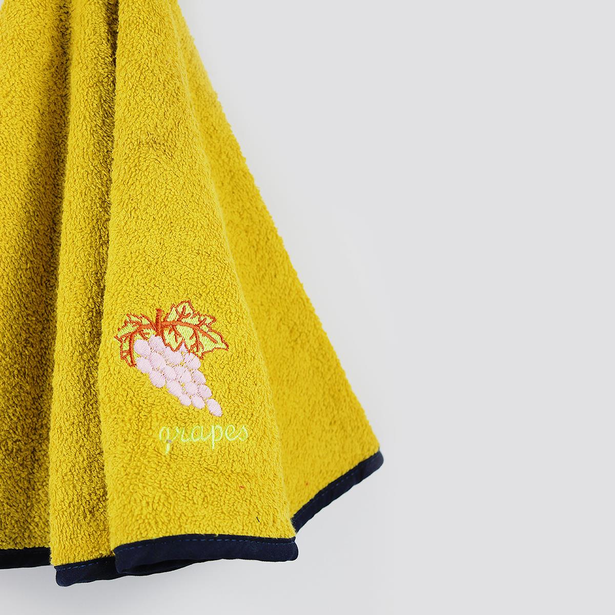 Patricia Kitchen Hanging Towel Butter Yellow